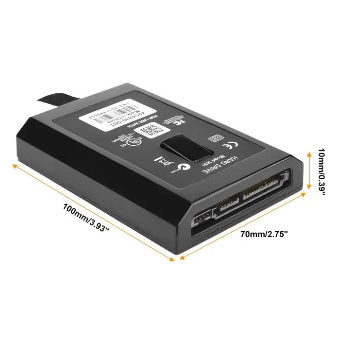 320GB 250GB 60GB 120GB 500GB disque dur pour Xbox 360 Console de jeu mince disque dur interne HDD po