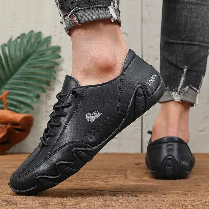 Chaussures pour homme marque de mode mocassins à semelles souples chaussures de marche confortables
