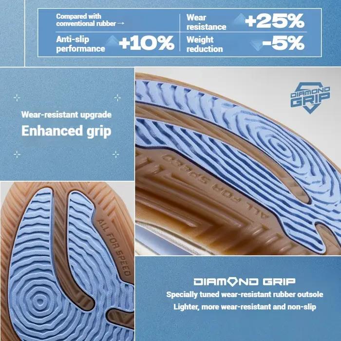 361 degrés BIG3 6.0 chaussures de sport de basket-ball pour hommes résistant à l'usure antidérapant