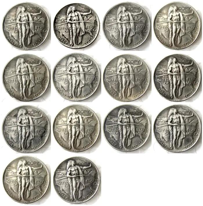 USA 1926-1939-PSD Oregon commémoratif demi-Dollar plaqué argent copie pièce