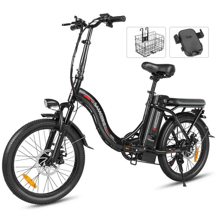 Vélo électrique pliable léger 36V 12Ah pour ville et montagne occasionnels adultes trajets quotidiens randonnées exploration voyage