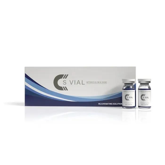5 flacons de 10 ml de solution rajeunissante pour le visage, hydratante, réparatrice, éclaircissante