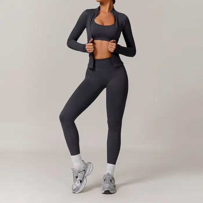 Ensemble de Yoga pour femmes, vêtements d'entraînement sans couture, vêtements de sport, Fitness, ma