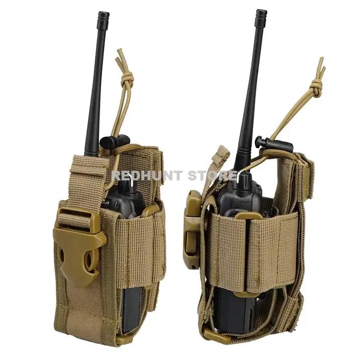 Sac de support de Radio tactique réglable, étui de Radio bidirectionnel Molle, support de pochette,
