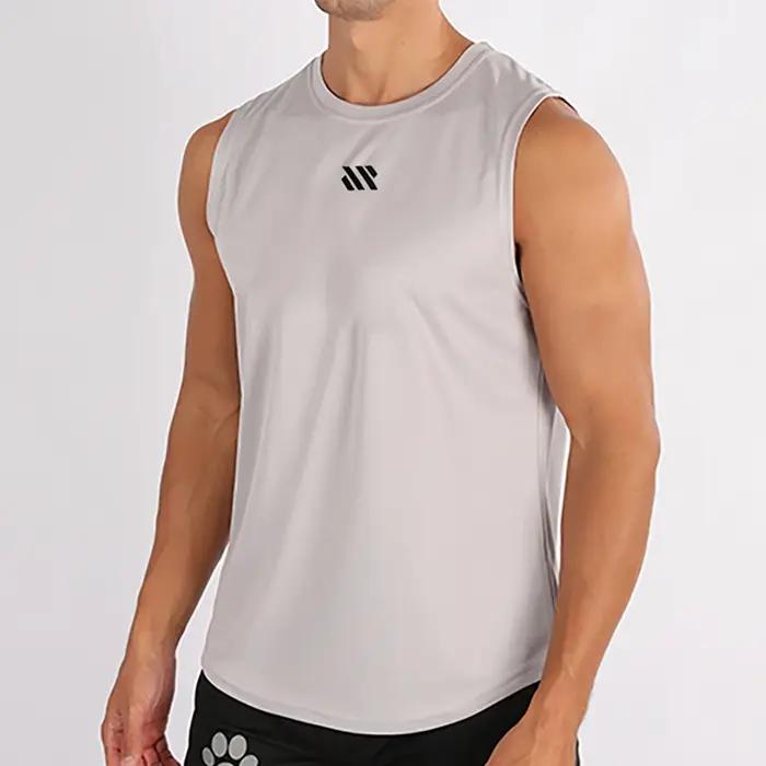 GITF gilet de musculation pour hommes entraînement de gymnastique maille Fitness chemise sans manche