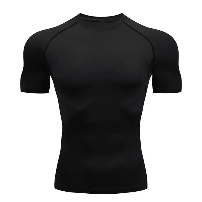 Chemises de Compression imprimées poignard pour hommes, t-shirt athlétique à séchage rapide, hauts a