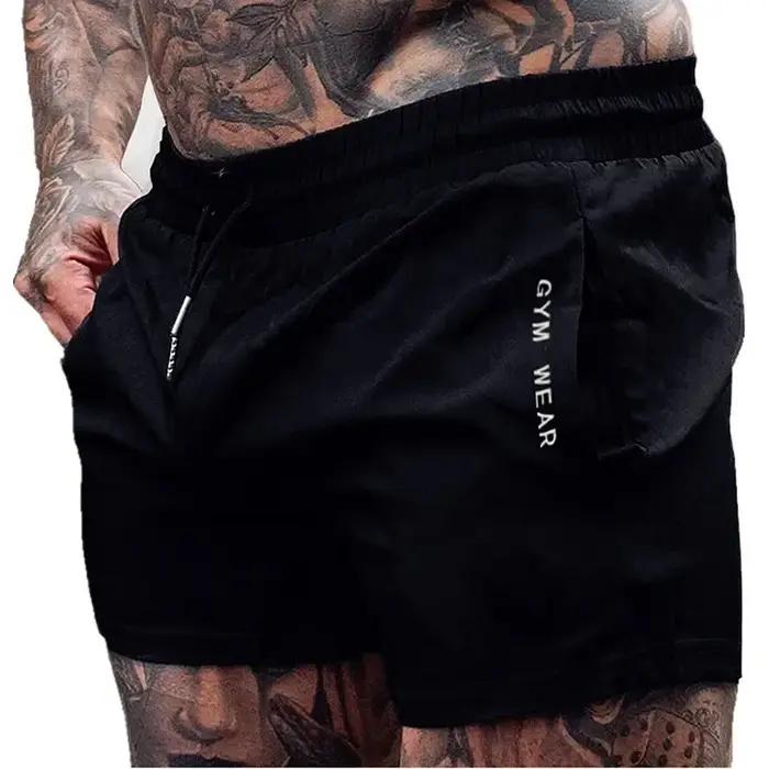 Shorts sport tissés homme été 2026 pantalons survêtement fins pour course et entraînement respirants