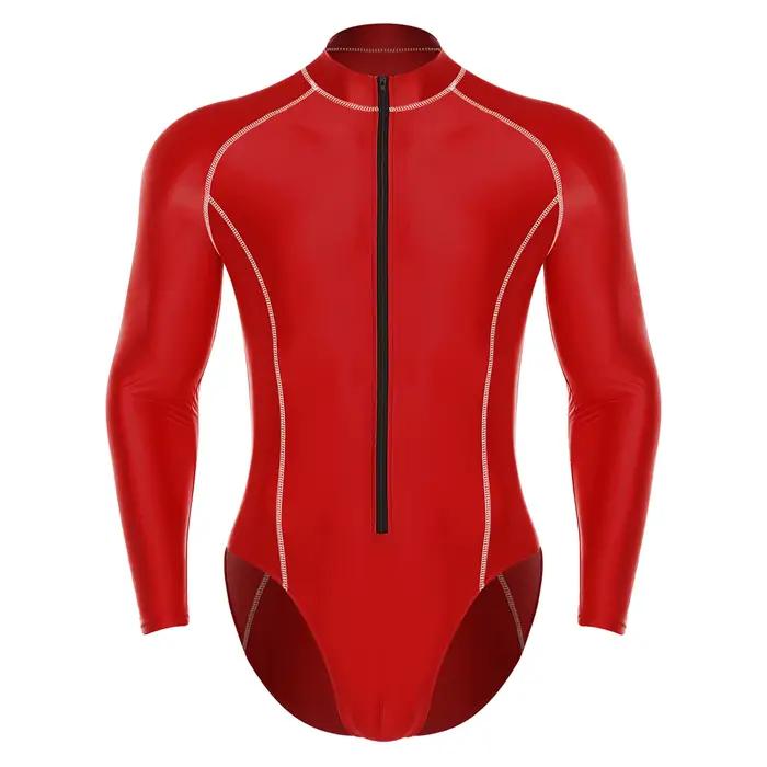 Maillot de bain une pièce brillant pour hommes