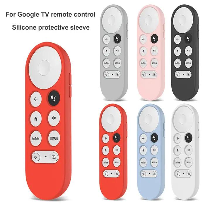 Étui de télécommande pour Google Chromecast Smart TV 2020, housse de protection en Silicone, Anti-ch