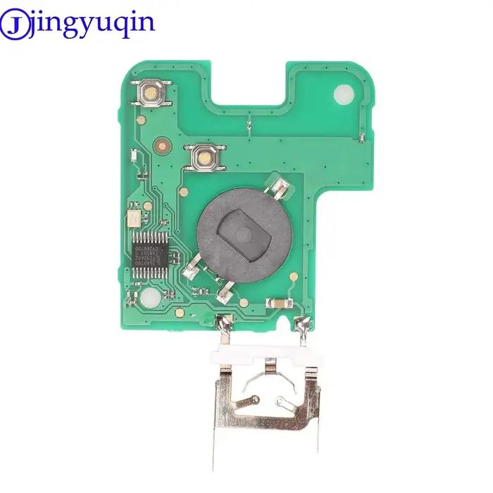 Jingyuqin 433 MHz Pcf7947 puce 2 boutons carte à distance clé de voiture intelligente pour Renault Laguna avec lame de c