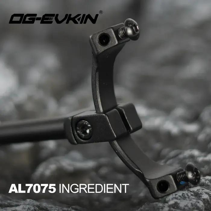 OG-EVKIN FA-026 Support de bouteille de vélo en carbone, extenseur de porte-bouteille en titane pour