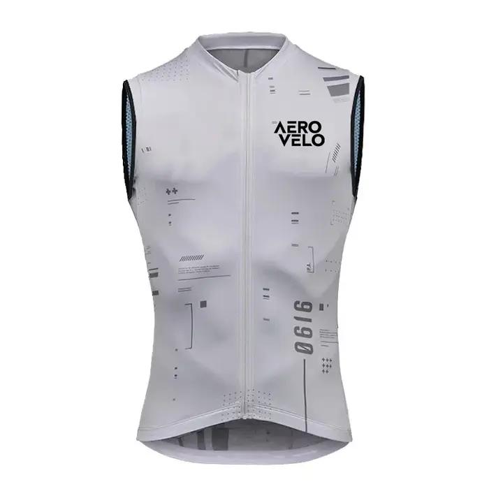 Gilet de cyclisme AERO VELO coupe-vent imperméable pour la course à pied 2026 – Maillot de cyclisme