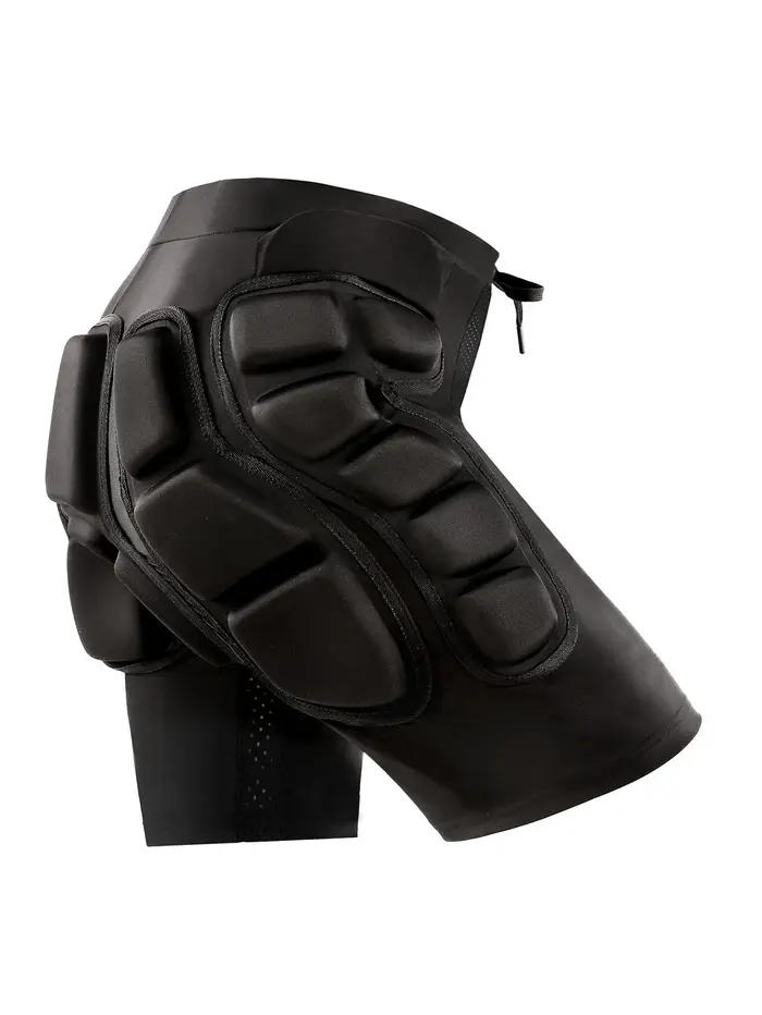 Short de compression rembourré pour protection de hanches et fesses en snowboard, 3D protection, rembourrage fin et confortable, endurance améliorée, support musculaire, pour snowboarders et glisseurs