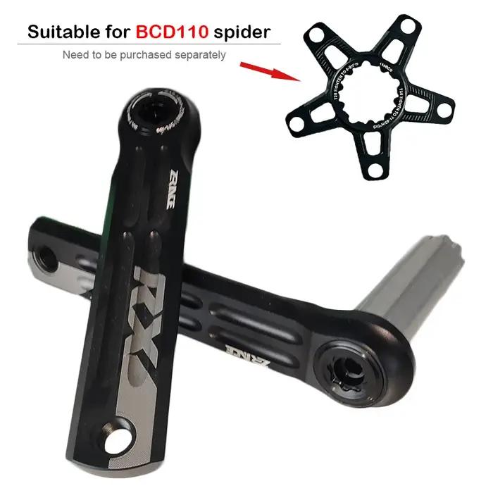 Manivelle vélo route BCD110 sans pédalier compatible 10-12 vitesses diamètre 28.99mm S233