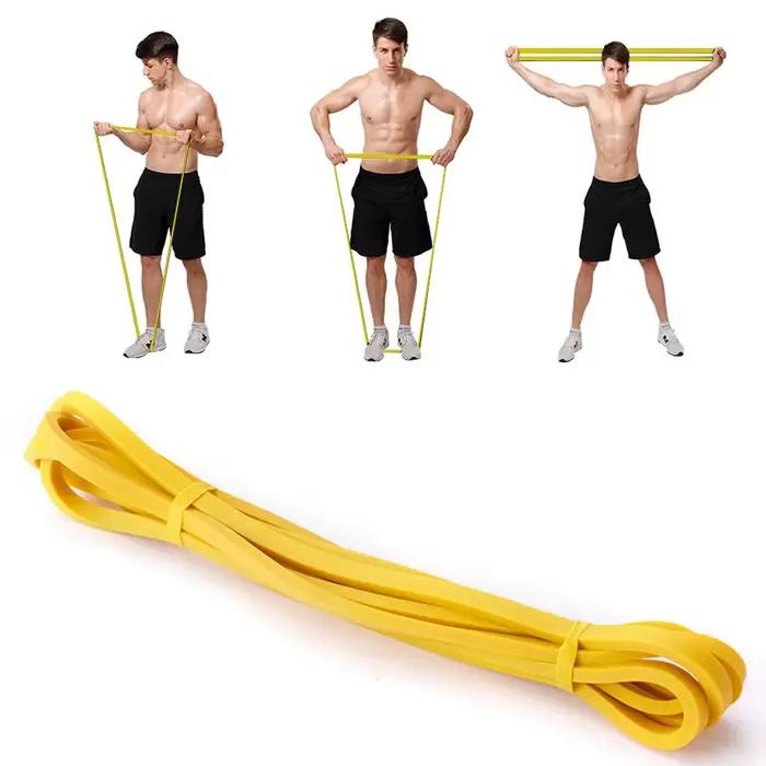 Bande élastique de fitness ULcôtelée pour entraînement musculation et yoga occasionnels augmentation de la résistance musculaire