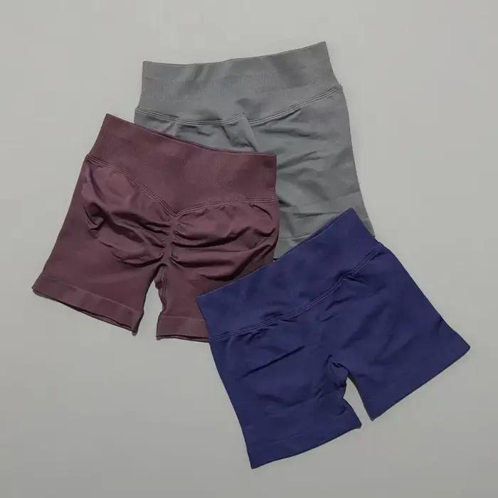 Short de sport pour femmes, short de Yoga taille haute, à la mode et Sexy, pantalon de course, de Fi