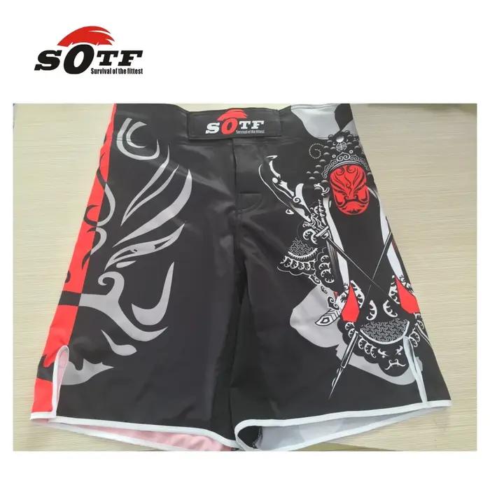 SOTF mma shorts boxe muay thai maillot de boxe tigre muay thai kickboxing vêtements de combat guan y
