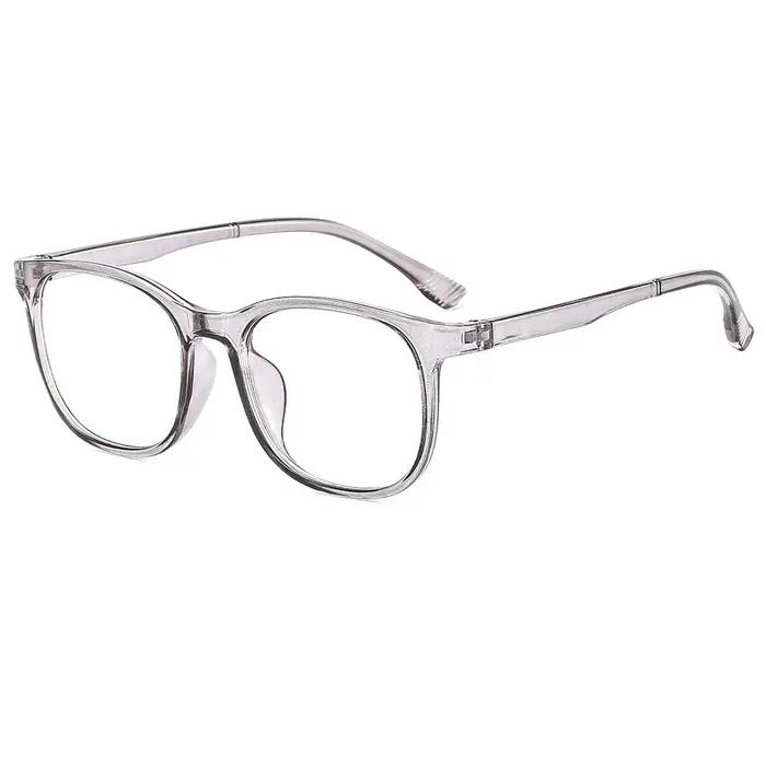 Lunettes d'ordinateur transparentes, monture PC, pour femmes et hommes, anti-lumière bleue, verres c