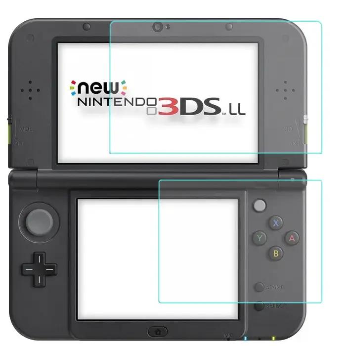 2 pièces/ensemble verre trempé pour Nintendo nouveau 3DS XL/LL 3DSXL/3DSLL protecteur d'écran en ver