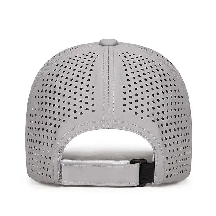 Casquette de soleil de randonnée légère pour hommes et femmes, chapeau respirant perforé au Laser à