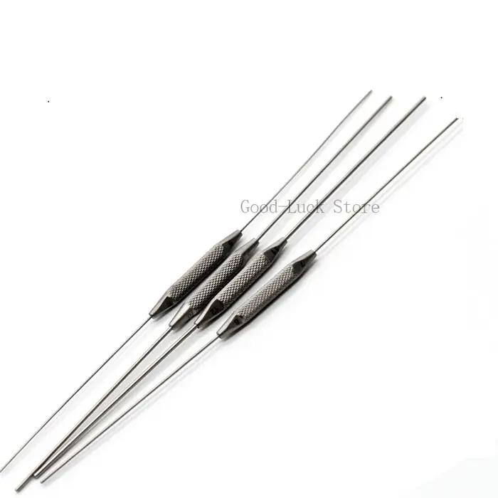 Instruments ophtalmiques en acier inoxydable 4 pièces/ensemble, sonde lacrimal, équipement de micros