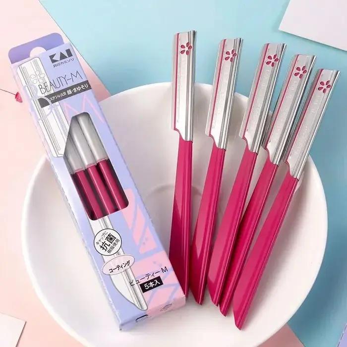 Ensemble d'épilateur à sourcils pour femmes, 5 pièces, maquillage, beauté, épilation des sourcils, o