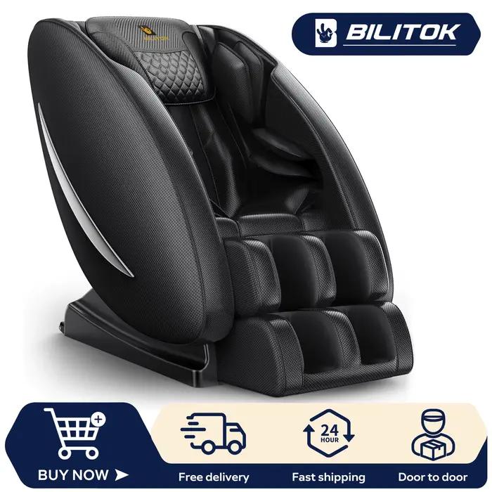 Fauteuil de massage inclinable avec zéro gravité, fauteuil de massage complet du corps avec chauffag