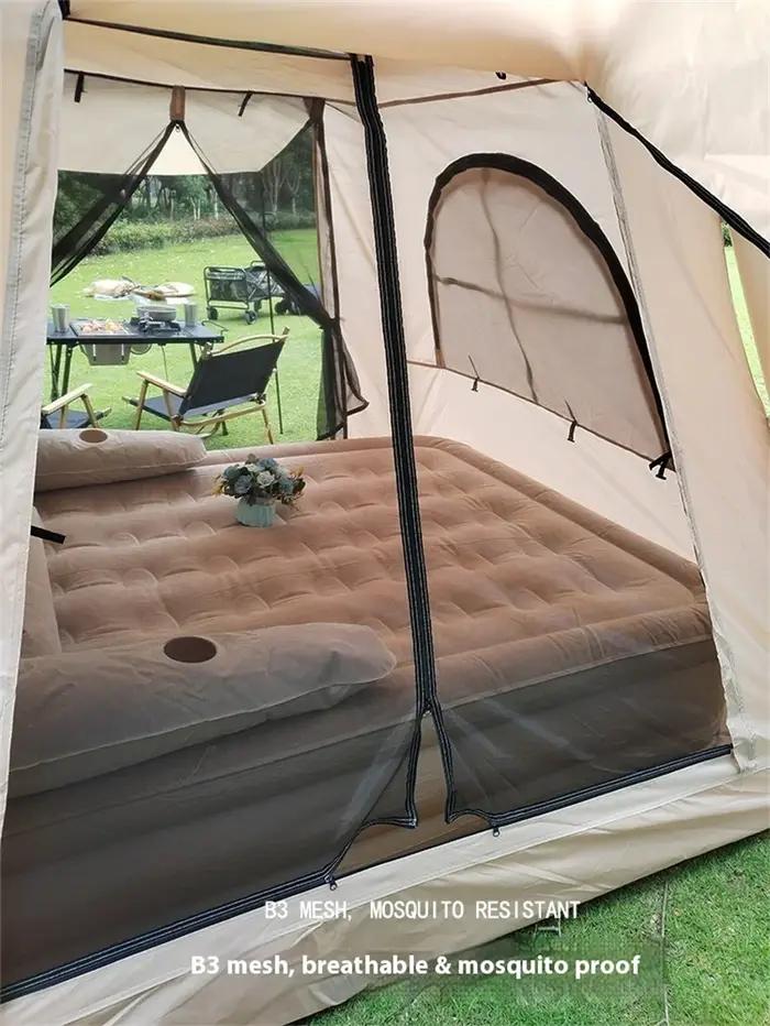 Lohascamping grande tente d'air de Camping pour 4-5 personnes abri d'air tente dôme randonnée famili
