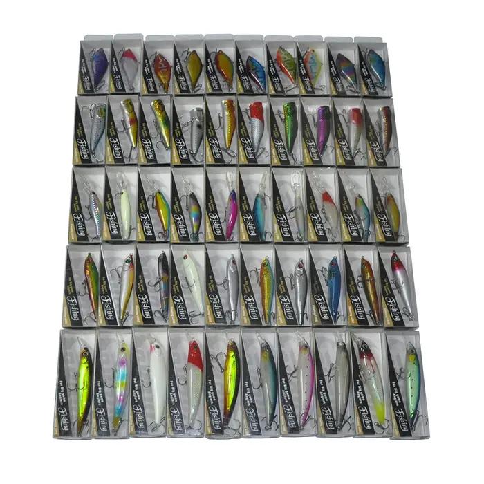 Lot de leurres ménés durs multicolores, matériel de pêche VIP, Popper, 6.5cm, 7cm, 8cm, 9cm, 11cm, 5