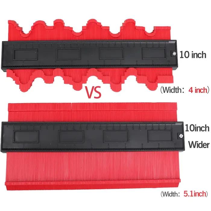 Duplicateur de Jauge de Contour en Plastique, Outil de Mesure de Profil, Carrelage, Stratifié, Carre