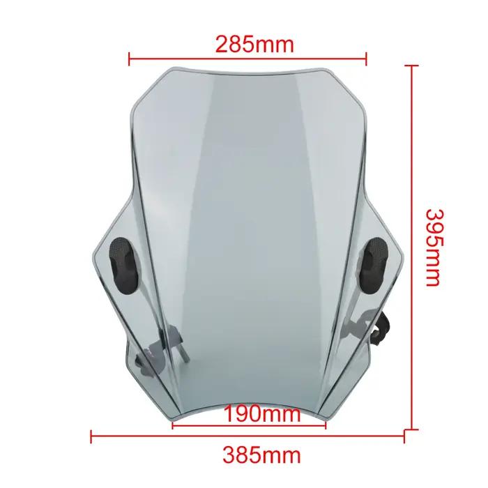 Couvercle de pare-brise universel pour moto MT07 MT09, réglable, pour HONDA CBR600RR CB1000R GXSR 60