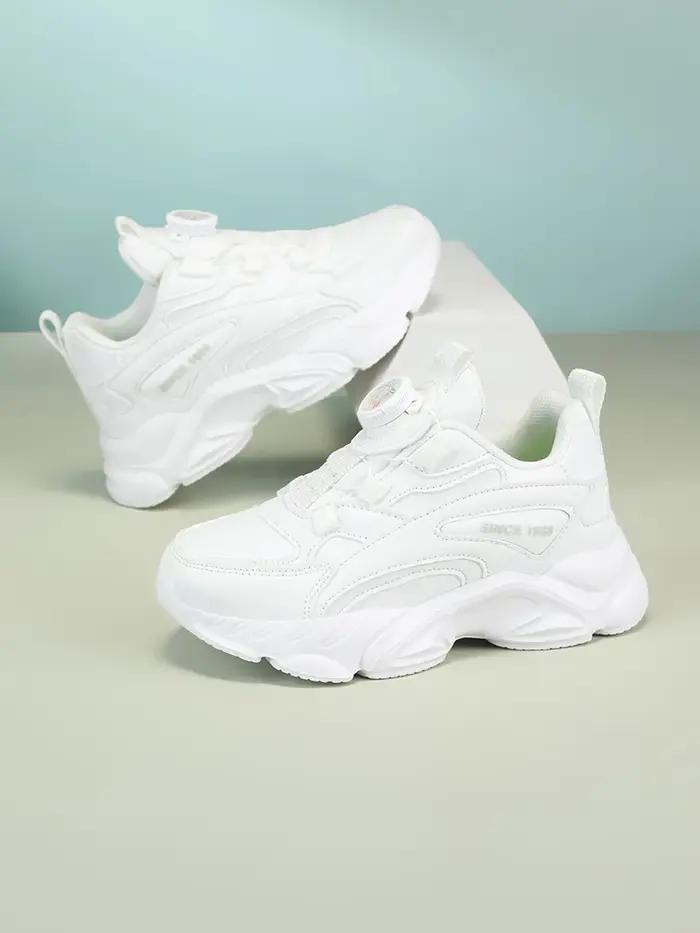 🔥 Sneakers pour enfants entièrement noires avec boucle rotative | Très facile à mettre et à enle