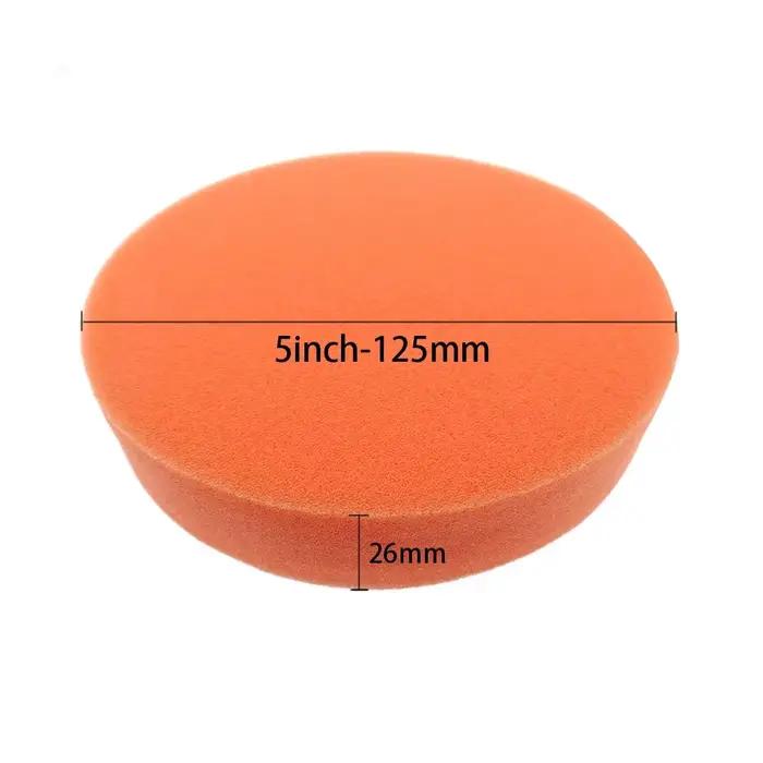 5/10 pièces 5 "125mm tampons de polissage de voiture mousse plate éponge tampon de cire Kit outil po