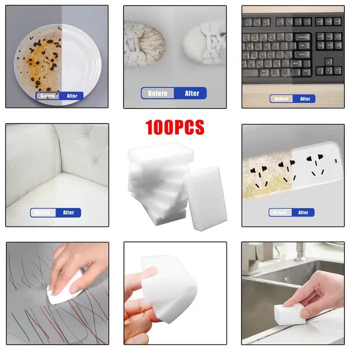 100*60*20mm éponge mélamine éponge magique gomme mélamine éponge nettoyant éponge de nettoyage pour