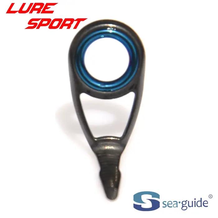 SeaGuide jeu guides rotation bleu LS anneau cadre acier noir - 9 à 12 pièces pour réparation pêche création DIY