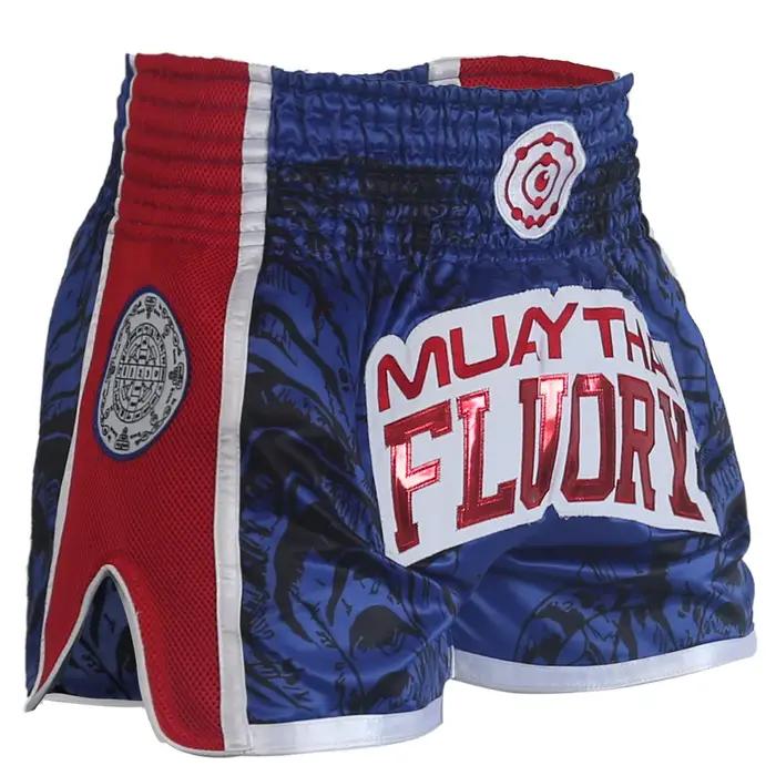 FLUORY Muay Thai Shorts Combat gratuit Arts martiaux mixtes boxe entraînement Match pantalon hommes