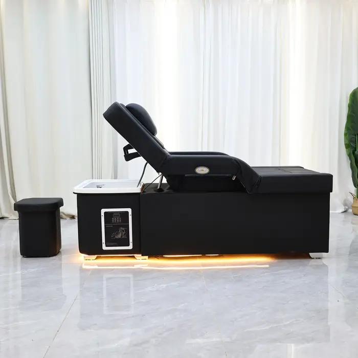 Table de massage électrique réglable XinSheng tout-en-un pour salon et SPA avec bac de lavage de che