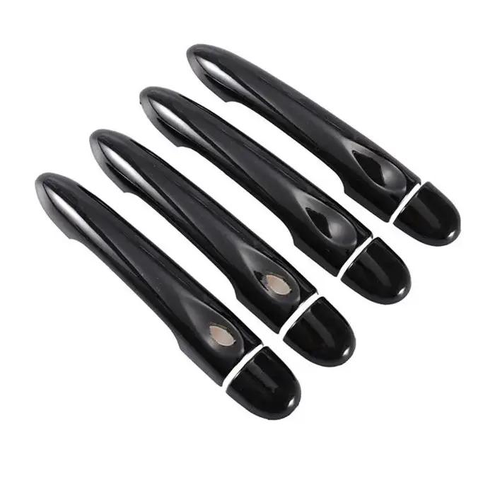 Garniture de poignée de porte noire brillante, accessoires de style, pour Renault Megane 3 MK3 III 2