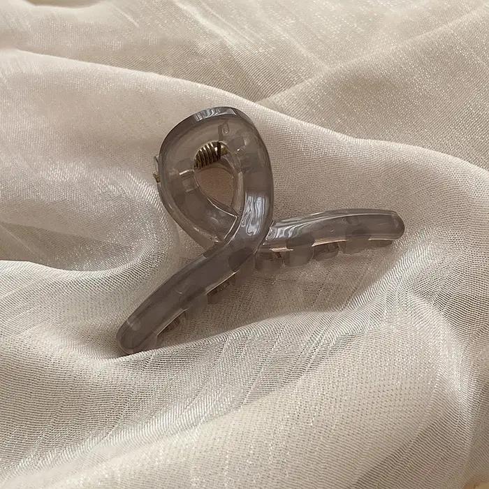 Mini pinces à cheveux en MSI pour femmes, pince requin, pince à frange, demi-cravate douce, vêtement