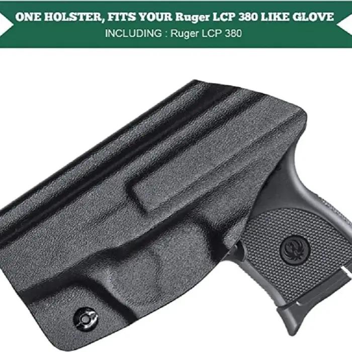 Holste Ruger pour armes à feu tactiques, adapté à LCP 380 IWB Kydex, ne convient pas à LCP II .380/L