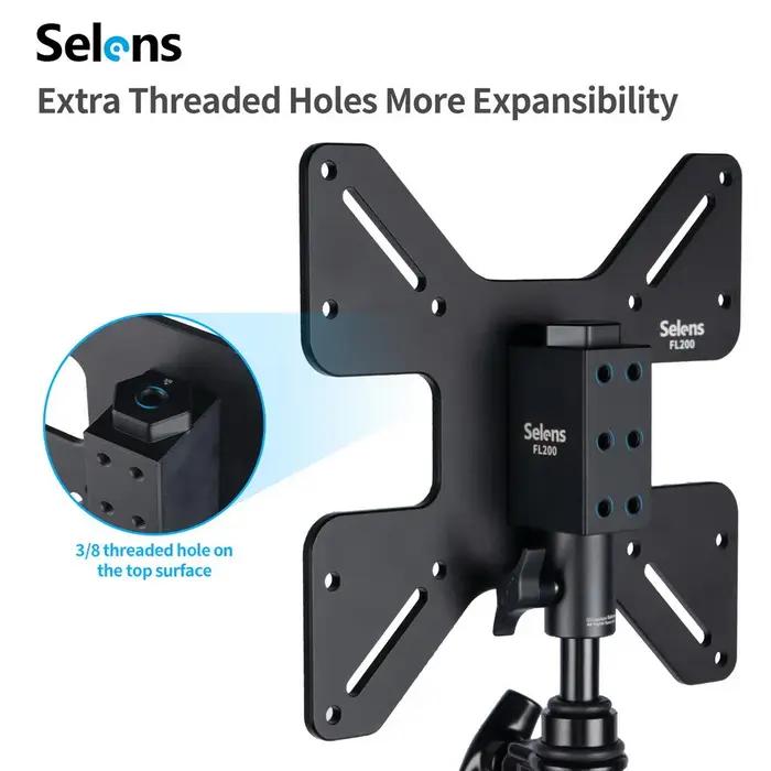 Selens – support de montage TV et support mural, plaque amovible VESA 200x200CM pour moniteur, écran