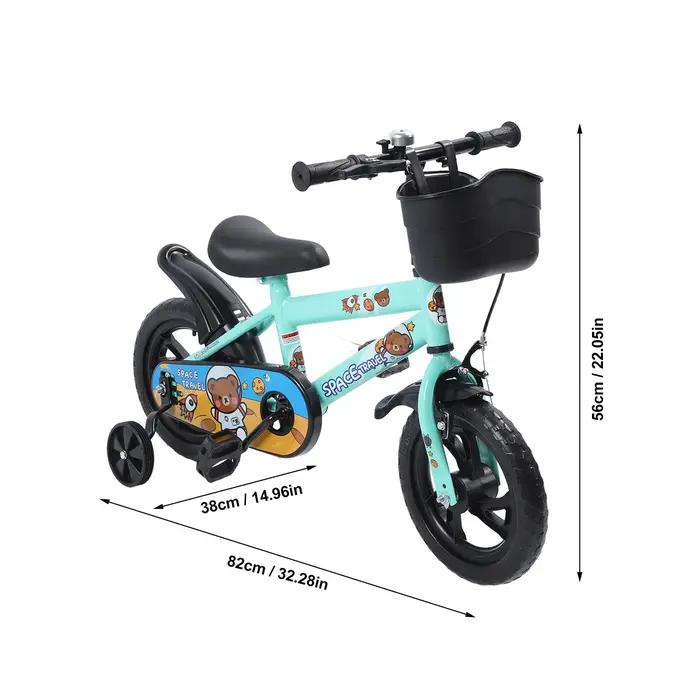 Vélo pour enfants 12 pouces cadre en acier haute teneur en carbone équitation stable pour bébés roues d'entraînement jeux extérieurs occasions spéciales
