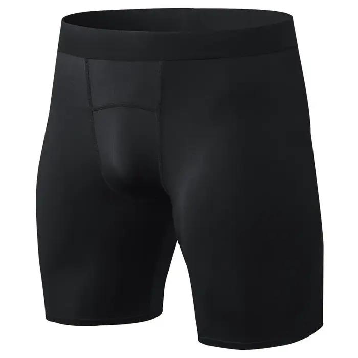 Hommes gymnases Shorts collants de Compression élastiques Fitness musculation respirant séchage rapi