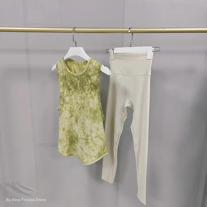 Ensemble de 2 pièces de yoga sans couture pour femmes, vêtements de gymnastique, combinaisons de spo