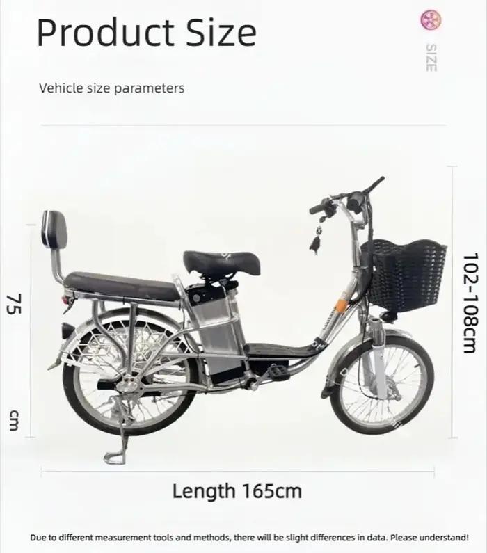 Vélos électriques pour adultes vélos électriques à deux roues 20 pouces 48V 350W 240W gamme 80KM vélo électrique puissant batterie amovible