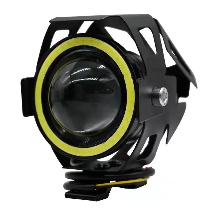 Phare LED étanche pour motos 3000LMW U7, Spot antibrouillard de conduite avec interrupteur
