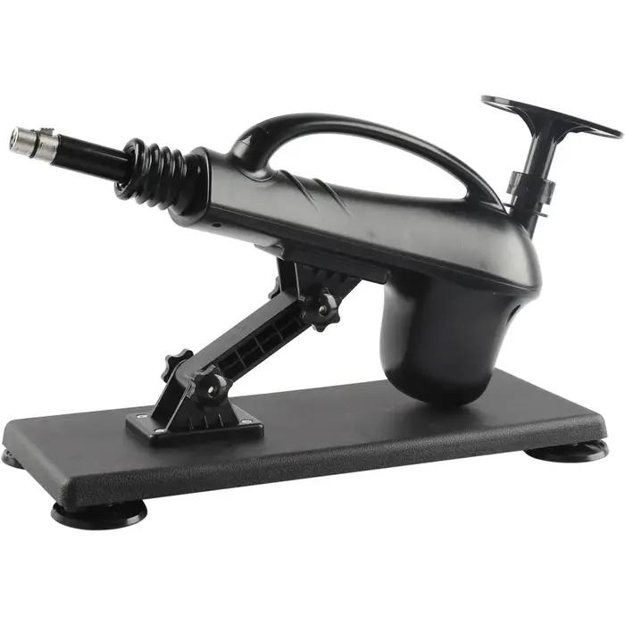 Fredoch Mini Machine sexuelle automatique avec accessoires de gode noir pour hommes et femmes jouets
