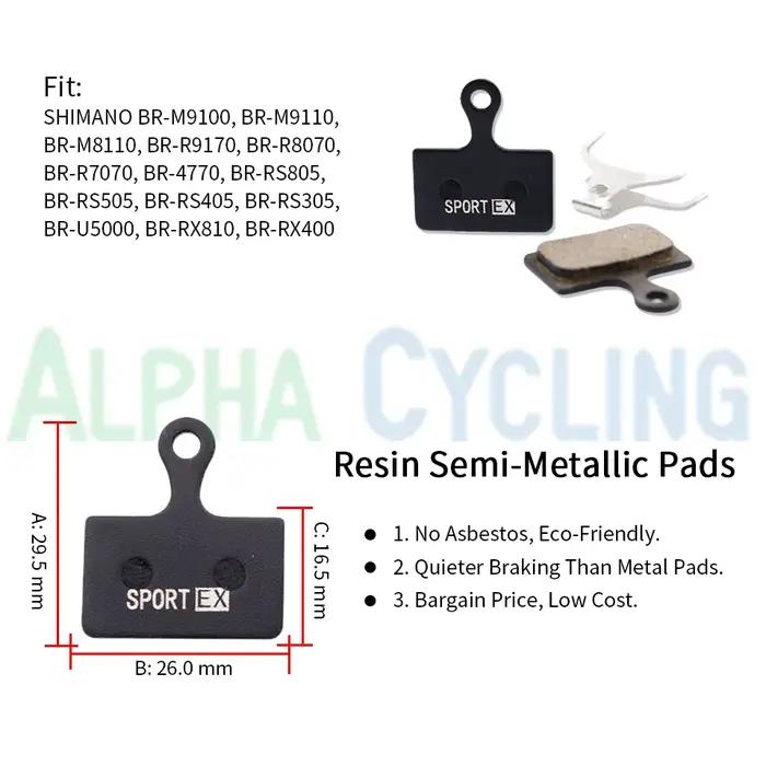 Plaquettes de frein à disque de vélo pour SHIMANO XTR M9100, DEORE XT M8110, DURA-ACE R9150, ULTEGRA