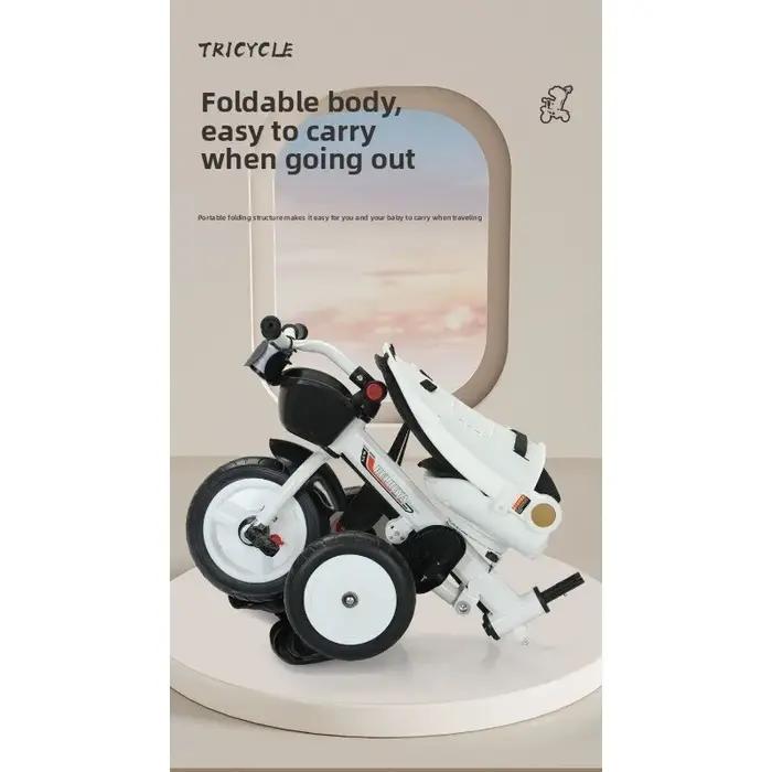 Tricycle pliable pour enfants, chariot assis et allongé, Anti-renversement, vélo pour bébé de 1 à 6