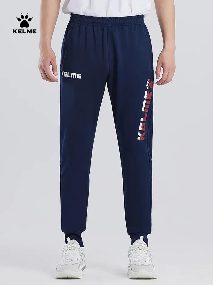 Kelme-Leggings de football pour hommes et femmes, pantalons d'entraînement sportif, pantalons de cou